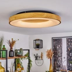 Hofstein Sachseln Deckenleuchte LED Schwarz, 1-flammig, Fernbedienung -LED Leuchten Verkäufe sachseln deckenleuchte h3562475 6