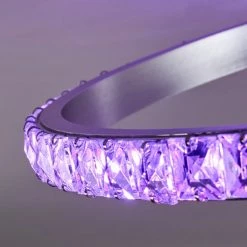 Hofstein Saginaw Deckenleuchte LED Nickel-Matt, 1-flammig, Fernbedienung, Farbwechsler -LED Leuchten Verkäufe saginaw deckenleuchte h3326671 9