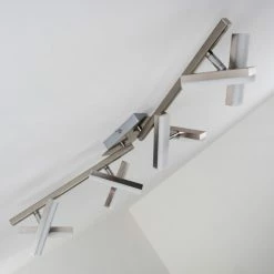 Hofstein Sakami Deckenleuchte LED Nickel-Matt, 8-flammig 42 Hofstein Sakami Deckenleuchte LED Nickel-Matt, 8-flammig -LED Leuchten Verkäufe sakami deckenleuchte h3000540 20