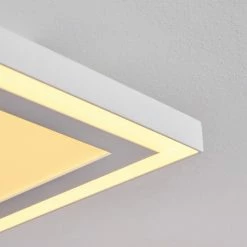 Hofstein Salamo LED Panel Weiß, 2-flammig, Fernbedienung 25 Hofstein Salamo LED Panel Weiß, 2-flammig, Fernbedienung -LED Leuchten Verkäufe salamo led panel h3382301 12