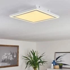 Hofstein Salamo LED Panel Weiß, 2-flammig, Fernbedienung 19 Hofstein Salamo LED Panel Weiß, 2-flammig, Fernbedienung -LED Leuchten Verkäufe salamo led panel h3382301 6