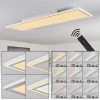 Hofstein Salamo LED Panel Weiß, 2-flammig, Fernbedienung