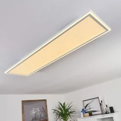 Hofstein Salamo LED Panel Weiß, 2-flammig, Fernbedienung -LED Leuchten Verkäufe salamo led panel h3383865 4