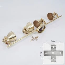 Hofstein Salinas Deckenleuchte LED Messing, 4-flammig -LED Leuchten Verkäufe salinas deckenleuchte h3651698 4