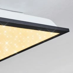 Hofstein Salmi Deckenleuchte LED Schwarz, Weiß, 1-flammig 15 Hofstein Salmi Deckenleuchte LED Schwarz, Weiß, 1-flammig -LED Leuchten Verkäufe salmi deckenleuchte h3393635 5