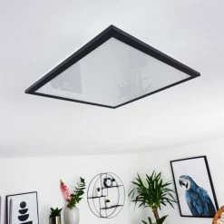 Hofstein Salmi Deckenleuchte LED Schwarz, Weiß, 1-flammig 19 Hofstein Salmi Deckenleuchte LED Schwarz, Weiß, 1-flammig -LED Leuchten Verkäufe salmi deckenleuchte h3393635 9