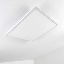 Hofstein Salmi Deckenpanel LED Aluminium, Weiß, 1-flammig, Fernbedienung 30 Hofstein Salmi Deckenpanel LED Aluminium, Weiß, 1-flammig, Fernbedienung -LED Leuchten Verkäufe salmi deckenpanel h3312018 10