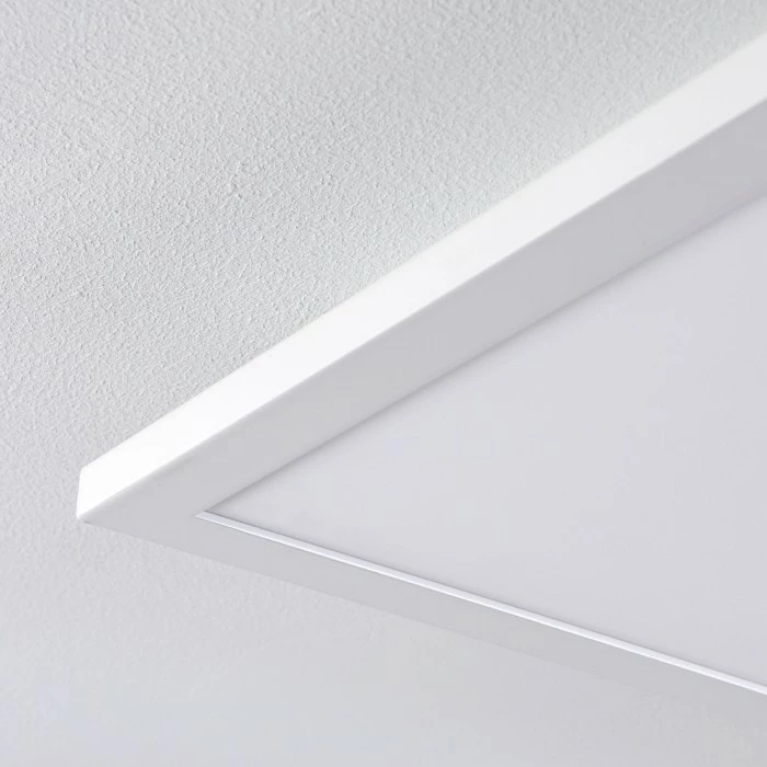 Hofstein Salmi Deckenpanel LED Aluminium, Weiß, 1-flammig, Fernbedienung 13 Hofstein Salmi Deckenpanel LED Aluminium, Weiß, 1-flammig, Fernbedienung – Bild 13