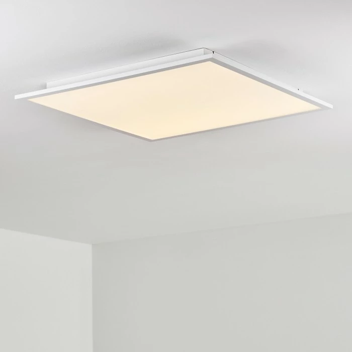 Hofstein Salmi Deckenpanel LED Aluminium, Weiß, 1-flammig, Fernbedienung 14 Hofstein Salmi Deckenpanel LED Aluminium, Weiß, 1-flammig, Fernbedienung – Bild 14