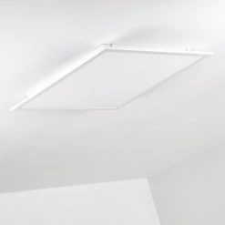 Hofstein Salmi Deckenpanel LED Aluminium, Weiß, 1-flammig, Fernbedienung 36 Hofstein Salmi Deckenpanel LED Aluminium, Weiß, 1-flammig, Fernbedienung -LED Leuchten Verkäufe salmi deckenpanel h3312018 16