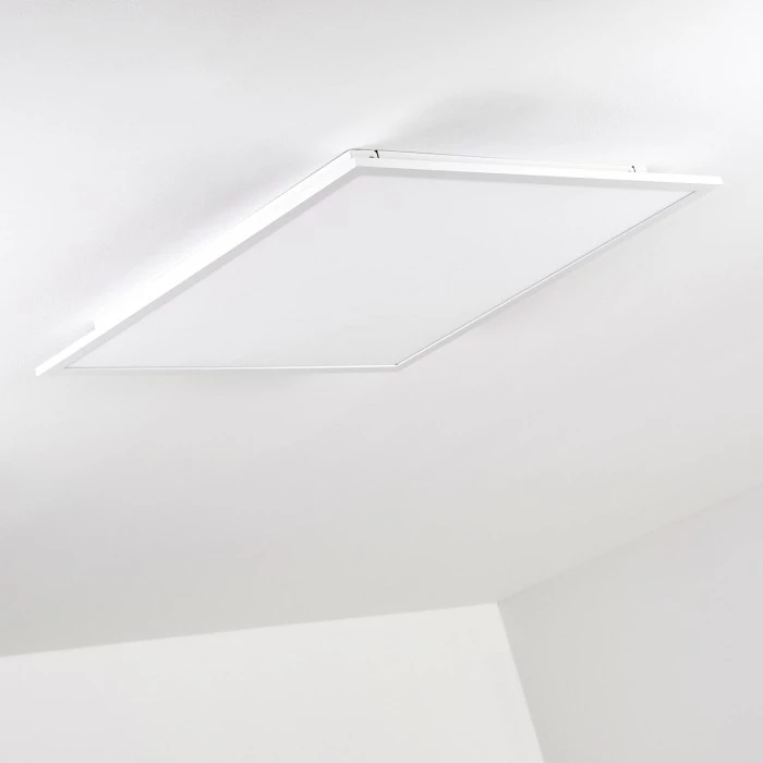 Hofstein Salmi Deckenpanel LED Aluminium, Weiß, 1-flammig, Fernbedienung 17 Hofstein Salmi Deckenpanel LED Aluminium, Weiß, 1-flammig, Fernbedienung – Bild 17