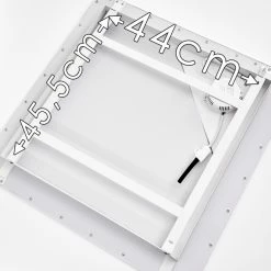 Hofstein Salmi Deckenpanel LED Aluminium, Weiß, 1-flammig, Fernbedienung 39 Hofstein Salmi Deckenpanel LED Aluminium, Weiß, 1-flammig, Fernbedienung -LED Leuchten Verkäufe salmi deckenpanel h3312018 19