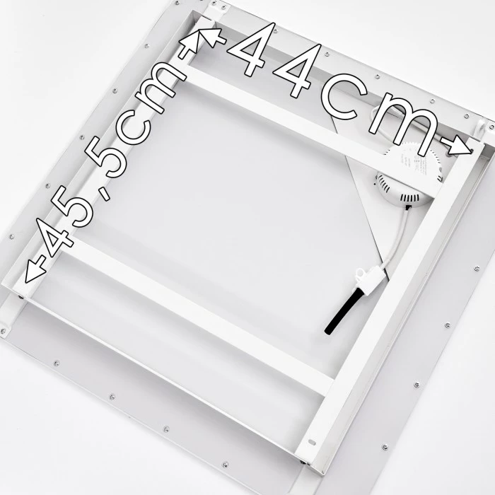 Hofstein Salmi Deckenpanel LED Aluminium, Weiß, 1-flammig, Fernbedienung 20 Hofstein Salmi Deckenpanel LED Aluminium, Weiß, 1-flammig, Fernbedienung – Bild 20