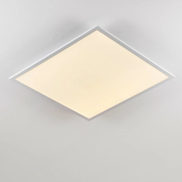 Hofstein Salmi Deckenpanel LED Aluminium, Weiß, 1-flammig, Fernbedienung 10 Hofstein Salmi Deckenpanel LED Aluminium, Weiß, 1-flammig, Fernbedienung – Bild 10