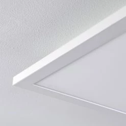Hofstein Salmi Deckenpanel LED Aluminium, Weiß, 1-flammig, Fernbedienung -LED Leuchten Verkäufe salmi deckenpanel h3314395 10