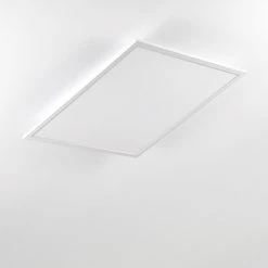 Hofstein Salmi Deckenpanel LED Aluminium, Weiß, 1-flammig, Fernbedienung -LED Leuchten Verkäufe salmi deckenpanel h3314395 16