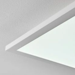 Hofstein Salmi Deckenpanel LED Aluminium, Weiß, 1-flammig, Fernbedienung -LED Leuchten Verkäufe salmi deckenpanel h3314395 17