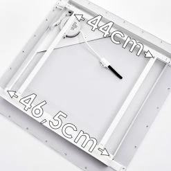 Hofstein Salmi Deckenpanel LED Aluminium, Weiß, 1-flammig, Fernbedienung -LED Leuchten Verkäufe salmi deckenpanel h3314395 22