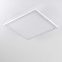 Hofstein Salmi Deckenpanel LED Weiß, 1-flammig, Fernbedienung, Farbwechsler -LED Leuchten Verkäufe salmi deckenpanel h3325452 6