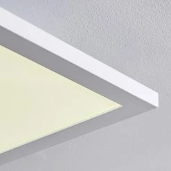 Hofstein Salmi Deckenpanel LED Weiß, 1-flammig, Fernbedienung, Farbwechsler -LED Leuchten Verkäufe salmi deckenpanel h3325452 7