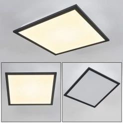 Hofstein Salmi Deckenpanel LED Schwarz, Weiß, 1-flammig