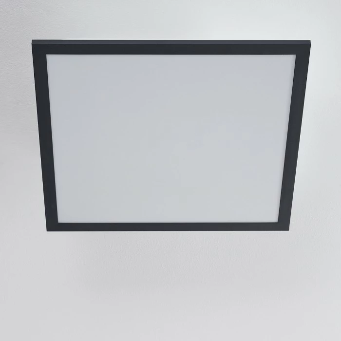 Hofstein Salmi Deckenpanel LED Schwarz, Weiß, 1-flammig 5 Hofstein Salmi Deckenpanel LED Schwarz, Weiß, 1-flammig – Bild 5