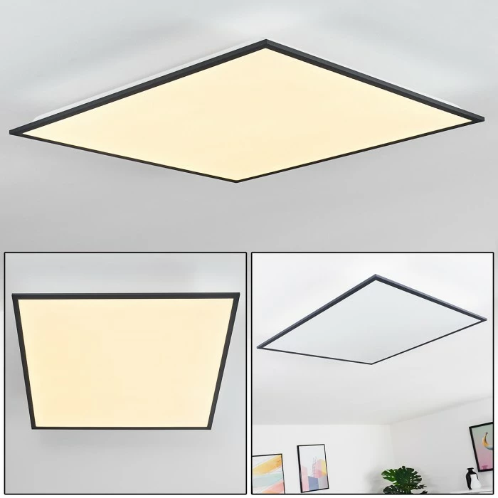 Hofstein Salmi Deckenpanel LED Grau, Weiß, 1-flammig 1 Hofstein Salmi Deckenpanel LED Grau, Weiß, 1-flammig