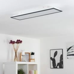 Hofstein Salmi Deckenpanel LED Schwarz, Weiß, 1-flammig -LED Leuchten Verkäufe salmi deckenpanel h3371985 15