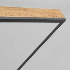 Hofstein Salmi Deckenpanel LED Schwarz, Weiß, Holzoptik, 1-flammig -LED Leuchten Verkäufe salmi deckenpanel h3436837 2