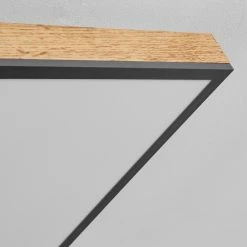 Hofstein Salmi Deckenpanel LED Schwarz, Weiß, Holzoptik, 1-flammig -LED Leuchten Verkäufe salmi deckenpanel h3436851 2