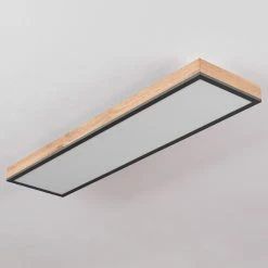 Hofstein Salmi Deckenpanel LED Schwarz, Wei&szlig;, Holzoptik, 1-flammig -LED Leuchten Verkäufe salmi deckenpanel h3436882 7