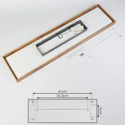 Hofstein Salmi Deckenpanel LED Schwarz, Weiß, Holzoptik, 1-flammig, Fernbedienung 16 Hofstein Salmi Deckenpanel LED Schwarz, Weiß, Holzoptik, 1-flammig, Fernbedienung -LED Leuchten Verkäufe salmi deckenpanel h3436905 4