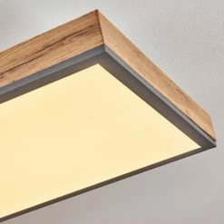 Hofstein Salmi Deckenpanel LED Schwarz, Wei&szlig;, Holzoptik, 1-flammig -LED Leuchten Verkäufe salmi deckenpanel h3436912 5