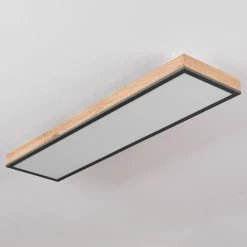Hofstein Salmi Deckenpanel LED Schwarz, Wei&szlig;, Holzoptik, 1-flammig -LED Leuchten Verkäufe salmi deckenpanel h3436912 7