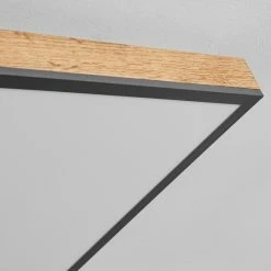 Hofstein Salmi Deckenpanel LED Schwarz, Weiß, Holzoptik, 1-flammig 12 Hofstein Salmi Deckenpanel LED Schwarz, Weiß, Holzoptik, 1-flammig -LED Leuchten Verkäufe salmi deckenpanel h3436974 2