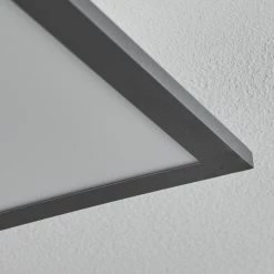 Hofstein Salmi Deckenpanel LED Schwarz, Weiß, 1-flammig -LED Leuchten Verkäufe salmi deckenpanel h3458365 2