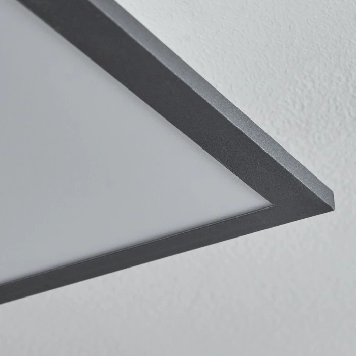 Hofstein Salmi Deckenpanel LED Schwarz, Weiß, 1-flammig 3 Hofstein Salmi Deckenpanel LED Schwarz, Weiß, 1-flammig – Bild 3