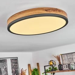 Hofstein Salmi Deckenpanel LED Anthrazit, Braun, Holzoptik, 1-flammig 19 Hofstein Salmi Deckenpanel LED Anthrazit, Braun, Holzoptik, 1-flammig -LED Leuchten Verkäufe salmi deckenpanel h3551493 6