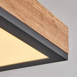 Hofstein Salmi Deckenpanel LED Schwarz, Weiß, Holzoptik, 1-flammig -LED Leuchten Verkäufe salmi deckenpanel h3570036 5