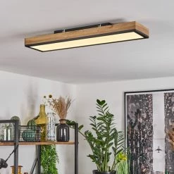 Hofstein Salmi Deckenpanel LED Schwarz, Weiß, Holzoptik, 1-flammig -LED Leuchten Verkäufe salmi deckenpanel h3570036 6