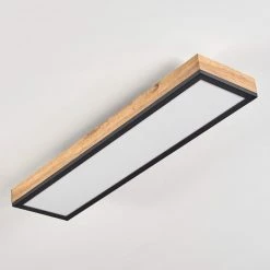Hofstein Salmi Deckenpanel LED Schwarz, Weiß, Holzoptik, 1-flammig -LED Leuchten Verkäufe salmi deckenpanel h3570036 7