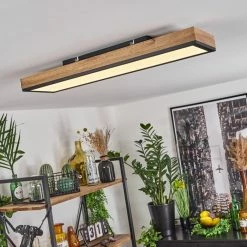 Hofstein Salmi Deckenpanel LED Schwarz, Weiß, Holzoptik, 1-flammig -LED Leuchten Verkäufe salmi deckenpanel h3570036 8