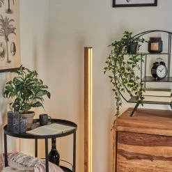 Hofstein Salmi Stehleuchte LED Schwarz, Holzoptik, 1-flammig -LED Leuchten Verkäufe salmi stehleuchte h3459881 10