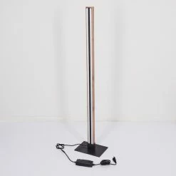 Hofstein Salmi Stehleuchte LED Schwarz, Holzoptik, 1-flammig -LED Leuchten Verkäufe salmi stehleuchte h3459881 4