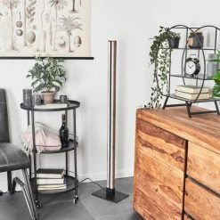 Hofstein Salmi Stehleuchte LED Schwarz, Holzoptik, 1-flammig -LED Leuchten Verkäufe salmi stehleuchte h3459881 9