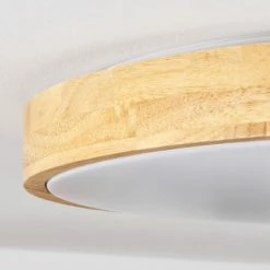 Hofstein Samaira Deckenleuchte LED Naturfarben, 1-flammig, Fernbedienung -LED Leuchten Verkäufe samaira deckenleuchte h3580288 3