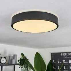 Hofstein Samaira Deckenleuchte LED Schwarz, 1-flammig -LED Leuchten Verkäufe samaira deckenleuchte h3654187 8