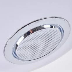 Hofstein Sambani Deckenleuchte LED Chrom, Weiß, 1-flammig, Fernbedienung, Farbwechsler -LED Leuchten Verkäufe sambani deckenleuchte h3395004 2