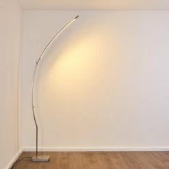 Hofstein Santa Marta Stehleuchte LED Nickel-Matt, 1-flammig -LED Leuchten Verkäufe santa marta stehleuchte h3299302 do1 16