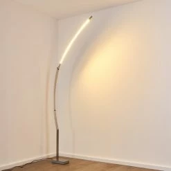 Hofstein Santa Marta Stehleuchte LED Nickel-Matt, 1-flammig -LED Leuchten Verkäufe santa marta stehleuchte h3299302 do1 2